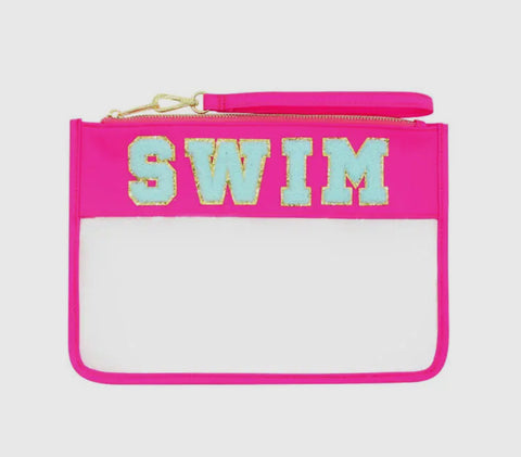 Swim Patch Zipper Pouch