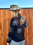 Silver Rose Sweater
