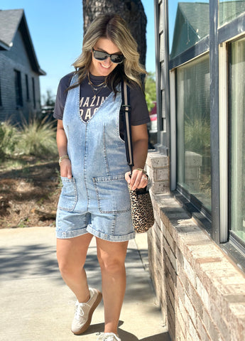 Denim Romper
