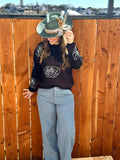 Silver Rose Sweater