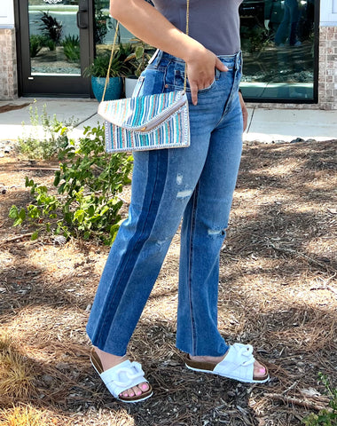 Side Stripe Straight Legs