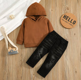 Boy's Pullover & Jeans Set