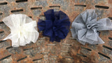 Mesh Puff Bow