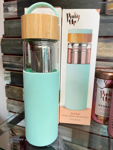 Turquoise & Glass Travel Infusible Tumbler