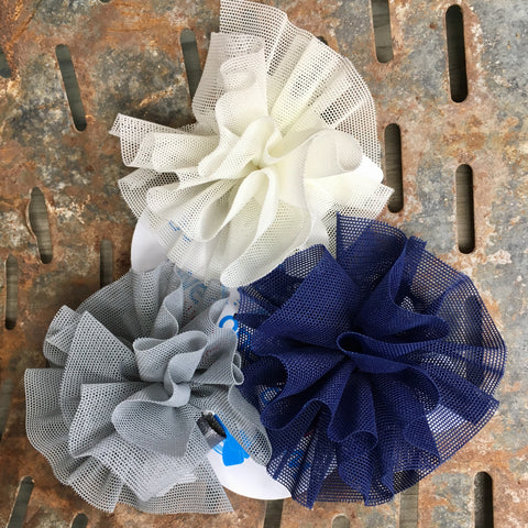 Mesh Puff Bow