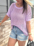 Lavender Net Top