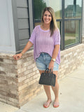 Lavender Net Top