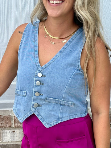 Lt. Denim Vest