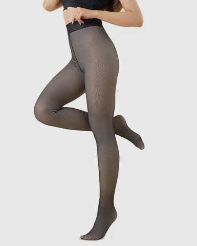 Faux Nude Lined Hosiery