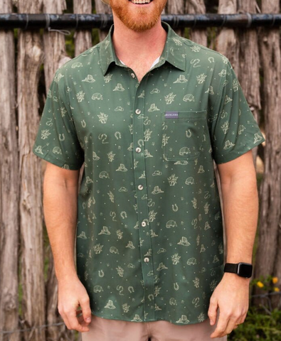 Out West Performance Button-Up