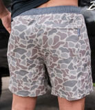 7" Classic Deer Camo Athletic Shorts