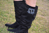 Black Slouch Boots