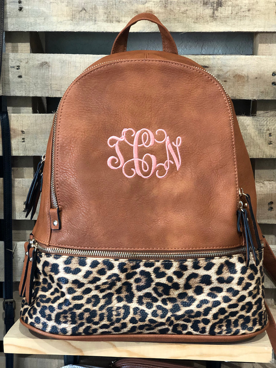 Triple Pocket Monogrammable Backpack – Sweet Southern Soul