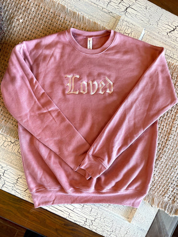 Mauve Loved Pullover